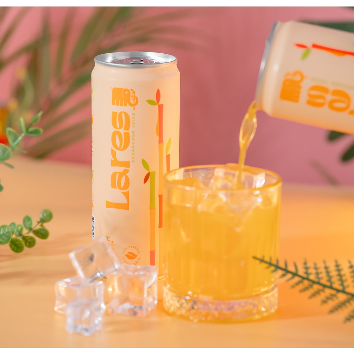 Jugo de Durazno y Caña de Lares