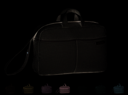 Crossbody barselstaske til barnevogn og hospital. Praktisk og elegant organisatortaske med stor kapacitet. Produkt fremstillet i Spanien.