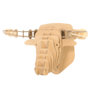 Cardboard Bull Head