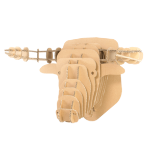 Cardboard Bull Head