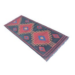 Modern Reddish Grey Kilim Rug