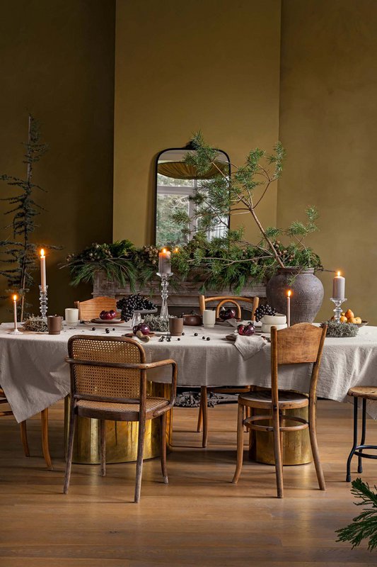 Candle Holder Glass Clear Medium 10x28.5cm