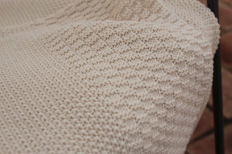 Knitted Throws, knitted Blanket, CottonThrows, knitted throw-blanket from 100% cotton