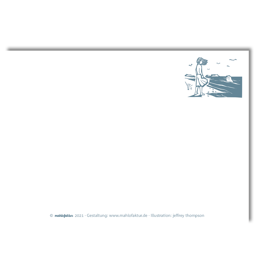Cartolina "In riva al mare"