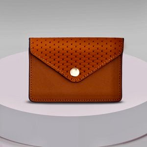 JASMIN coin purse (perforated camel)