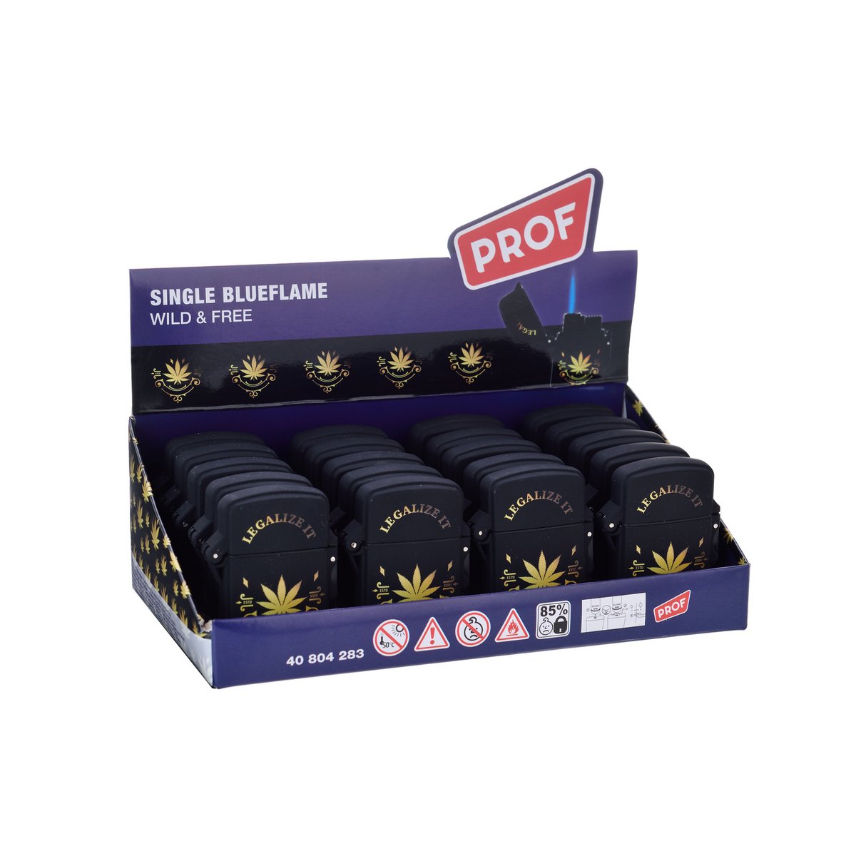 PROF 20 briquets WILD&FREE MALIBU JETFLAME 