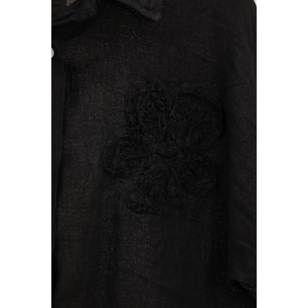 Shirt with a linen flower Ref. 20341