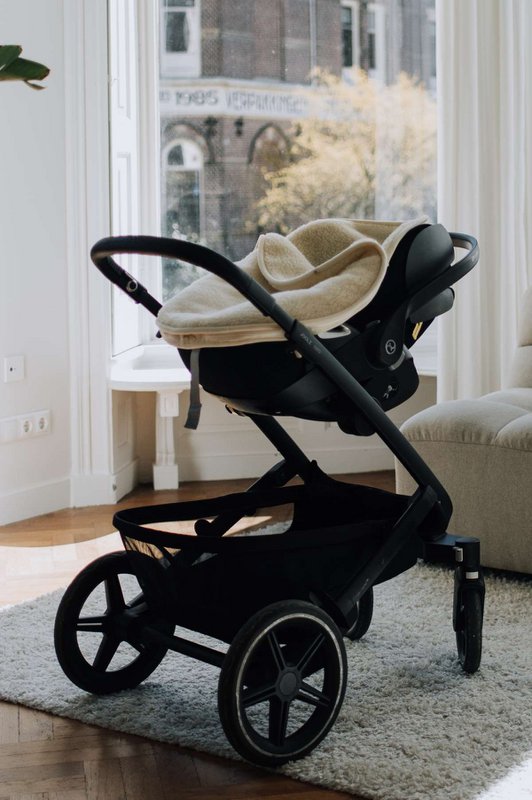 Pouteille pour bébé pour siège d'auto ou maxi -cosi - laine mérinos