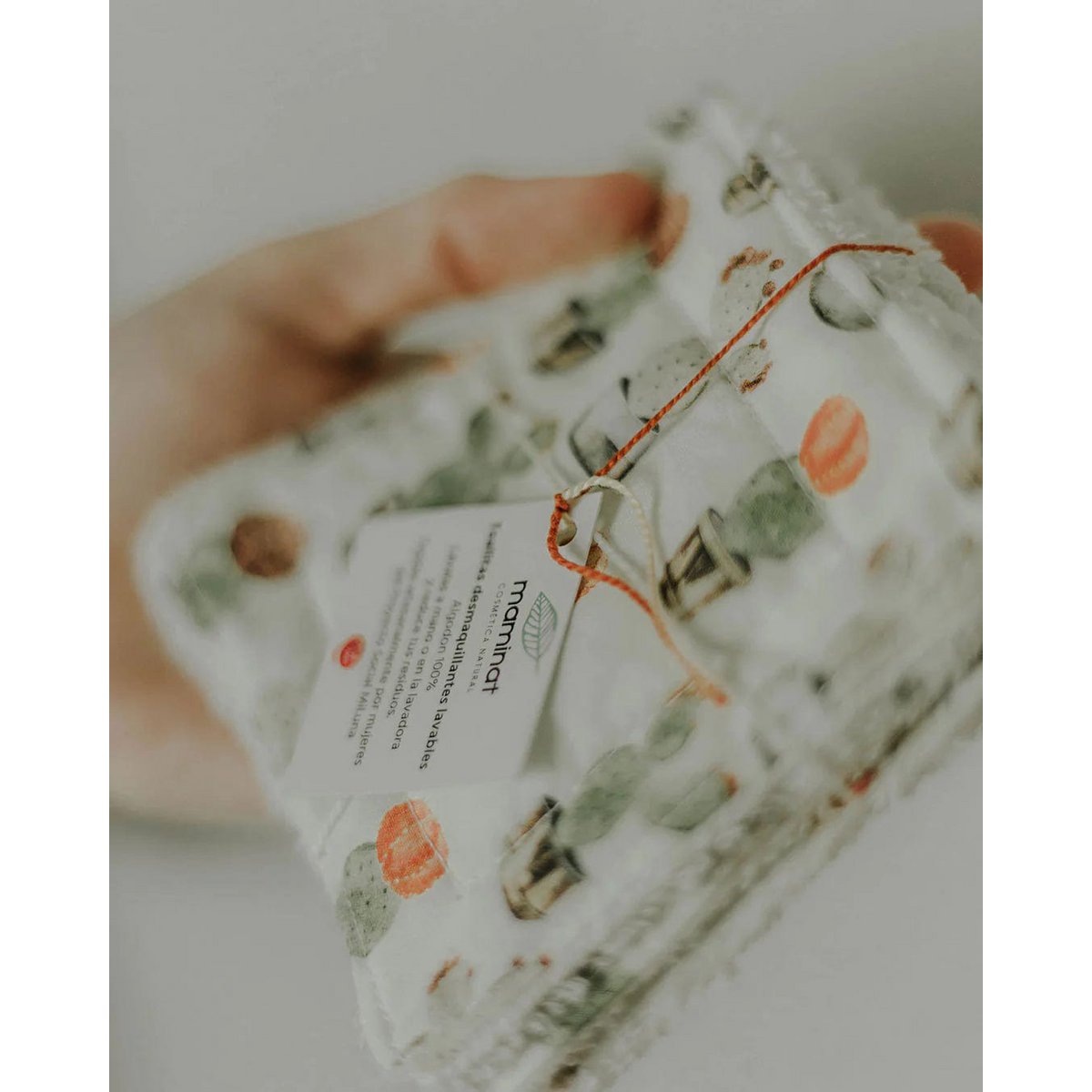 Washable makeup remover wipes
