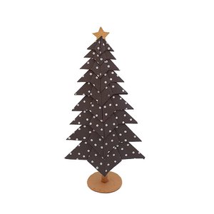 X-MasTree Dots Black 21cm 900-003