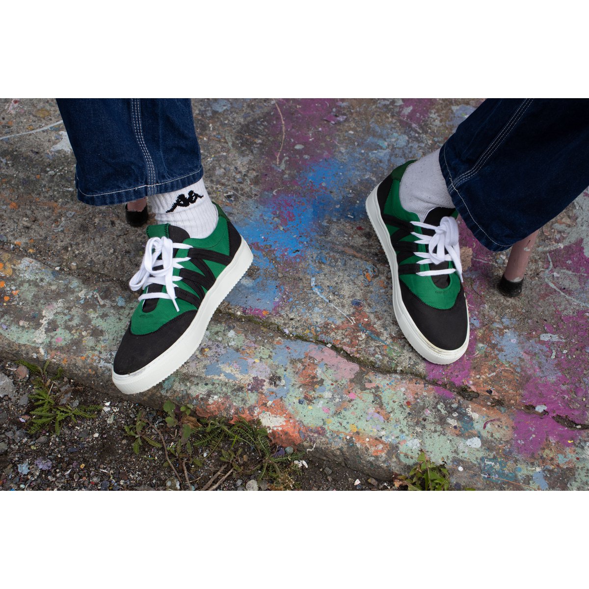 Green/White Phoenix Unisex Shoes