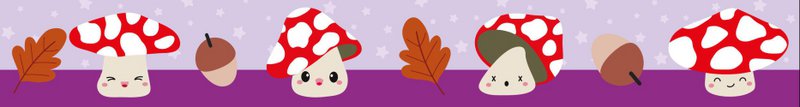 Washi tape Champignon d'automne
