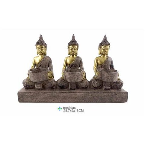 Meditating Buddha Candle Holder
