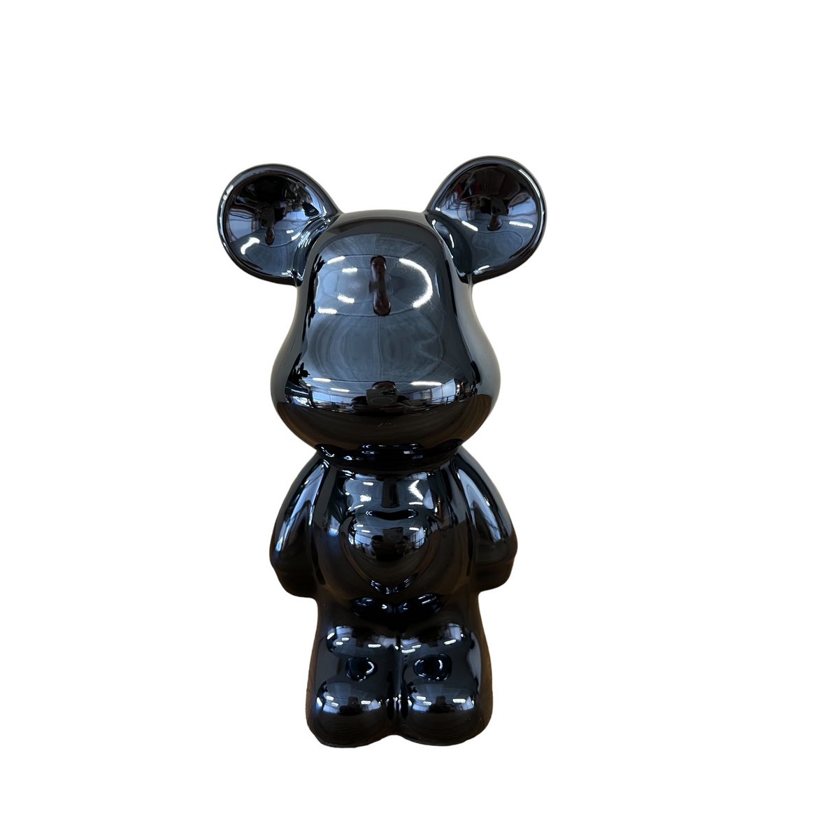 Orso in ceramica 18 cm bianco Copia