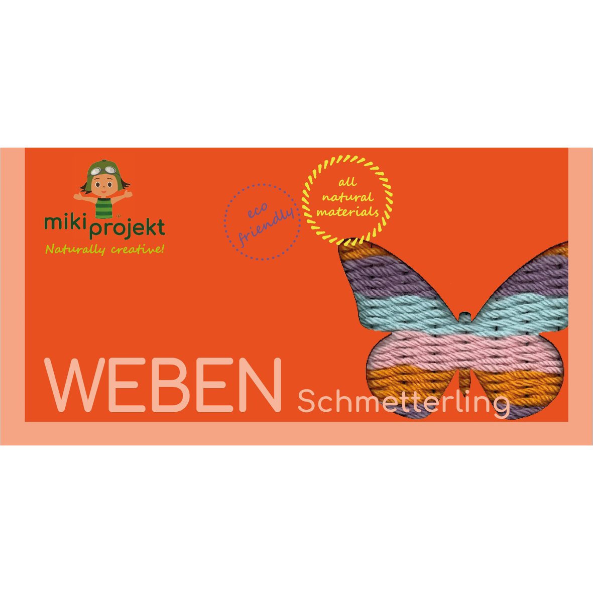Kit para tejer mariposas