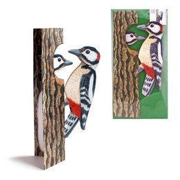 Carte des animaux en 3D Grands pics tachetés
