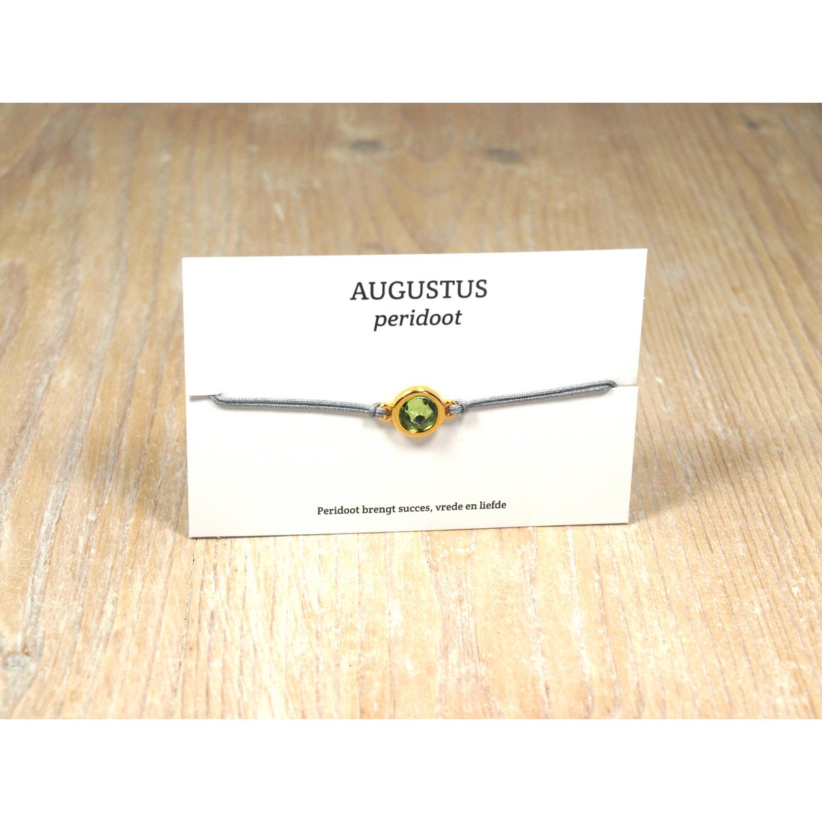 per stuk.Geboortesteen armbandjes swarovski goud