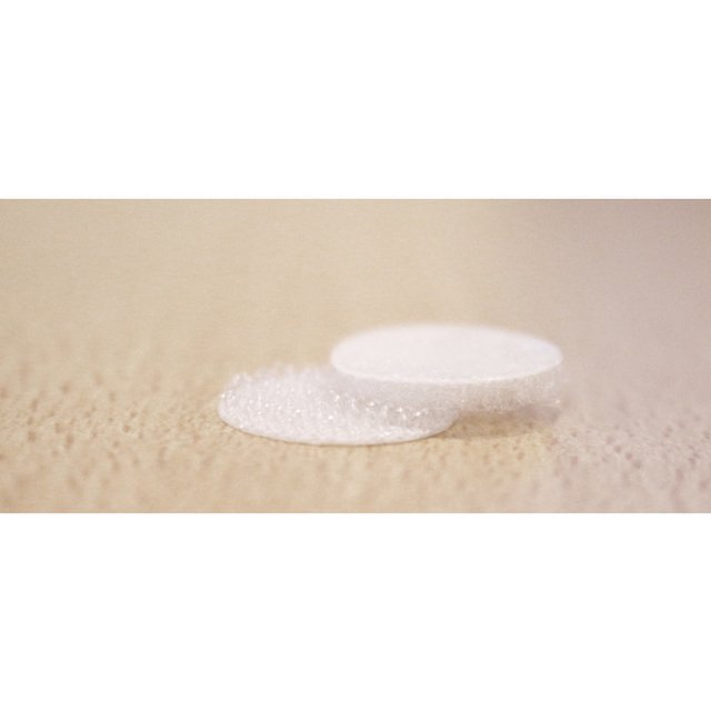 Cinta de velcro Kangaro autoadhesiva redonda 20 mm, 24 piezas