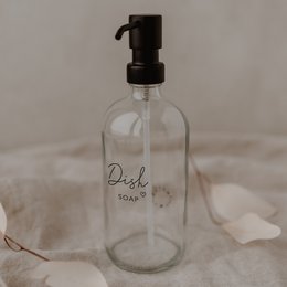 Seifenspender Dishsoap transparent 500ml (VE = 6 Stk)