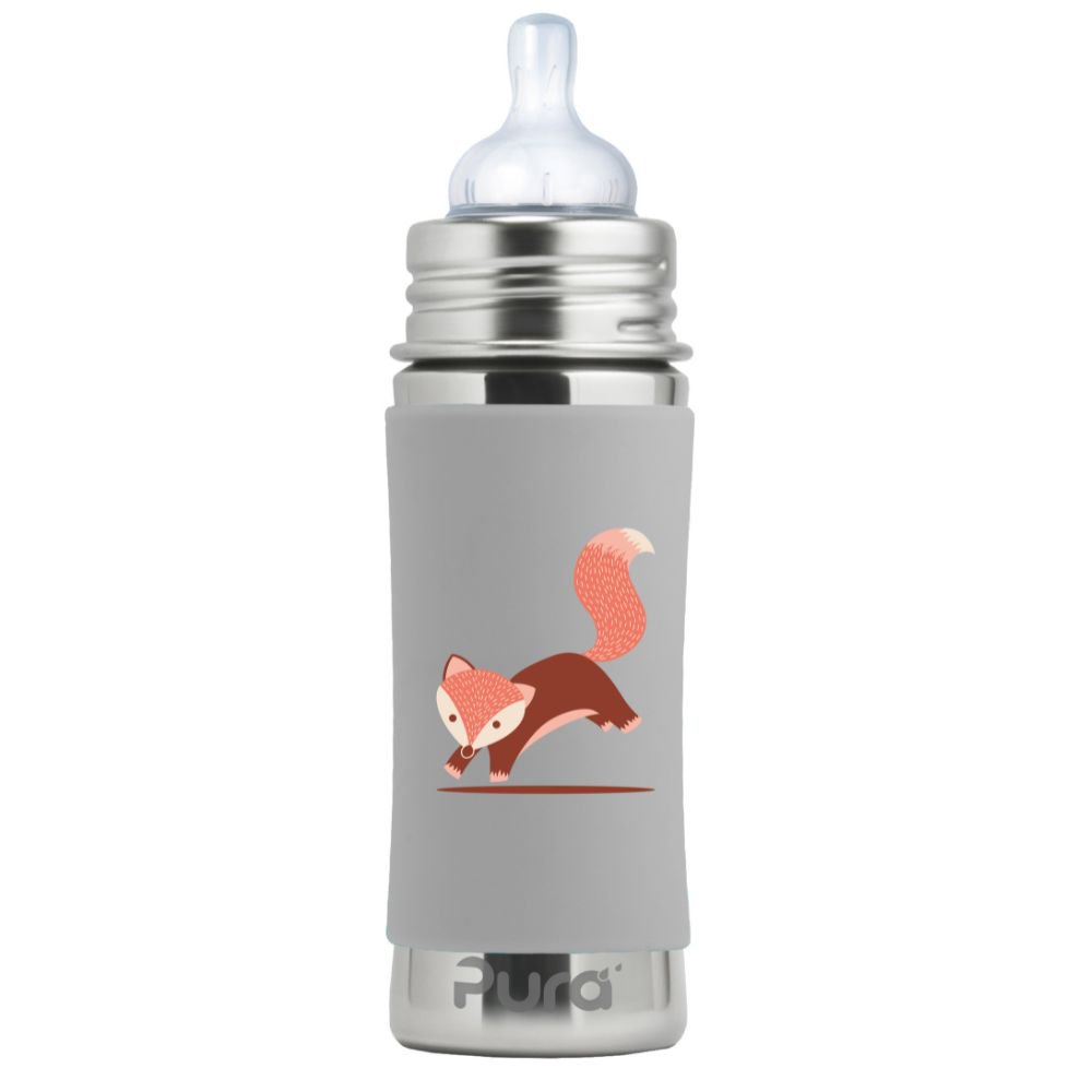 Pura Speenfles 325 ml + Vos-Hülle