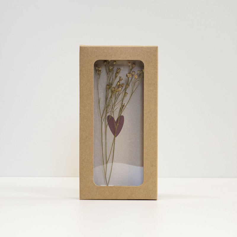 Little Box Dried Flower 'Heart'