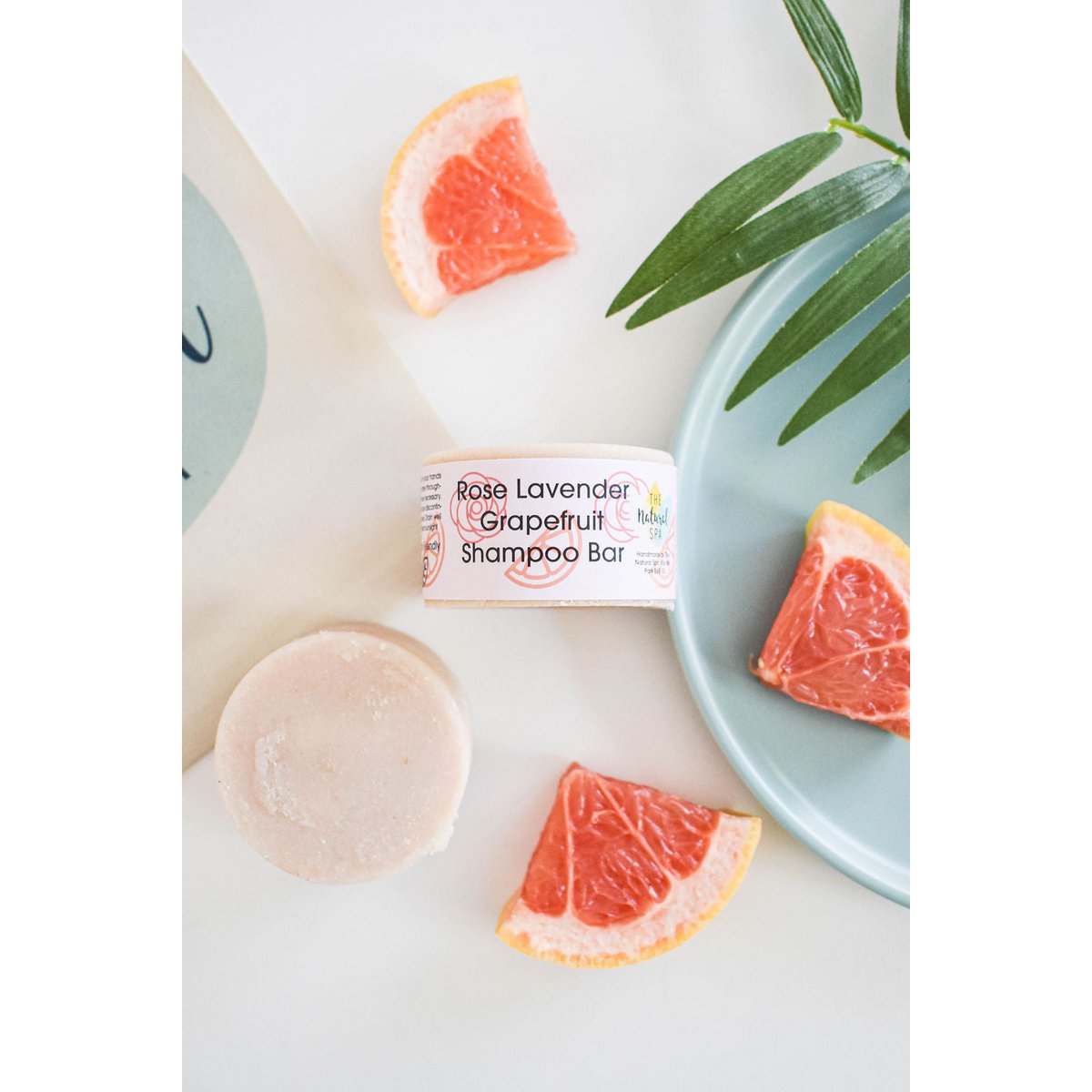 Rose, Lavender & Grapefruit Shampoo Bar | Natural Hair Wash for All Hair Types | Vegan, Plastic-Free Hair Care