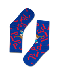 koaa – Pippi Longstocking “P” – Easy Socks blue/red