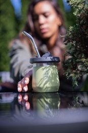 Yerba Mate Set Termolid DualFlow Pro - Forest Green | Un Mate®