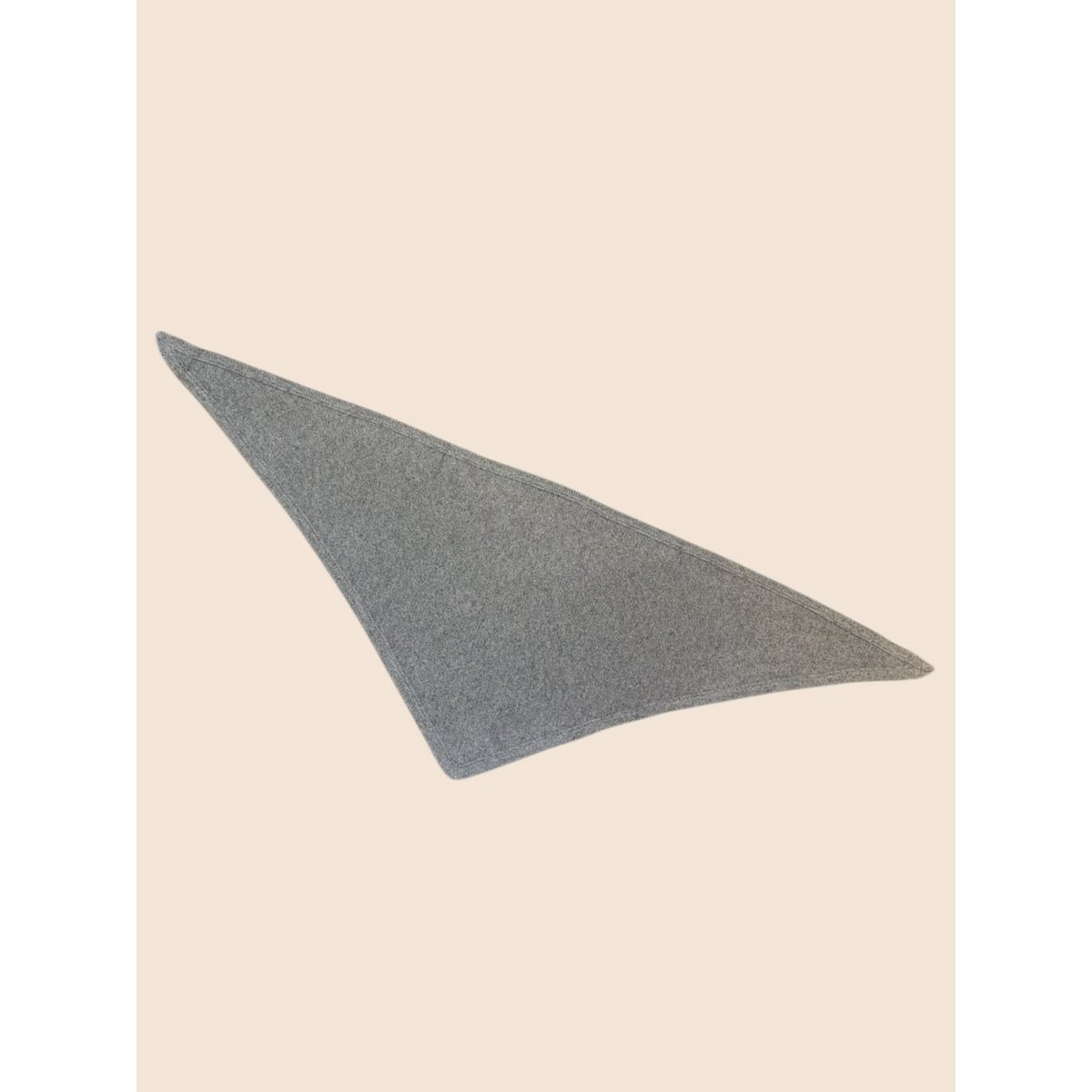 Foulard triangle uni 100% laine mérinos