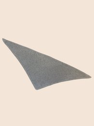 Foulard triangle uni 100% laine mérinos