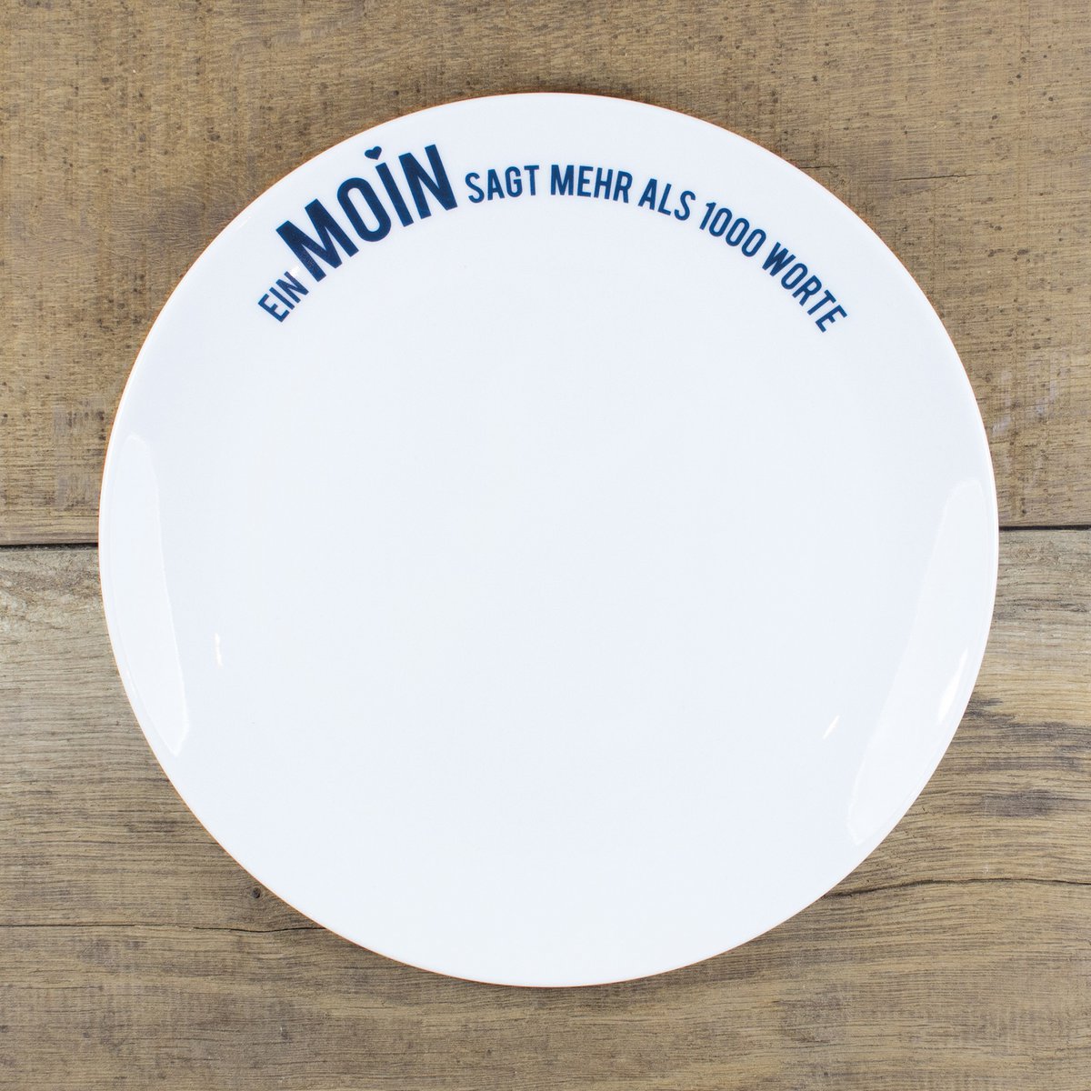 Porcelænstallerken Ein Moin siger mere ...