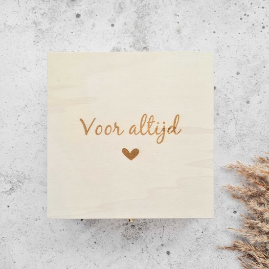 Voor altijd- opbergkist - bewaarkist