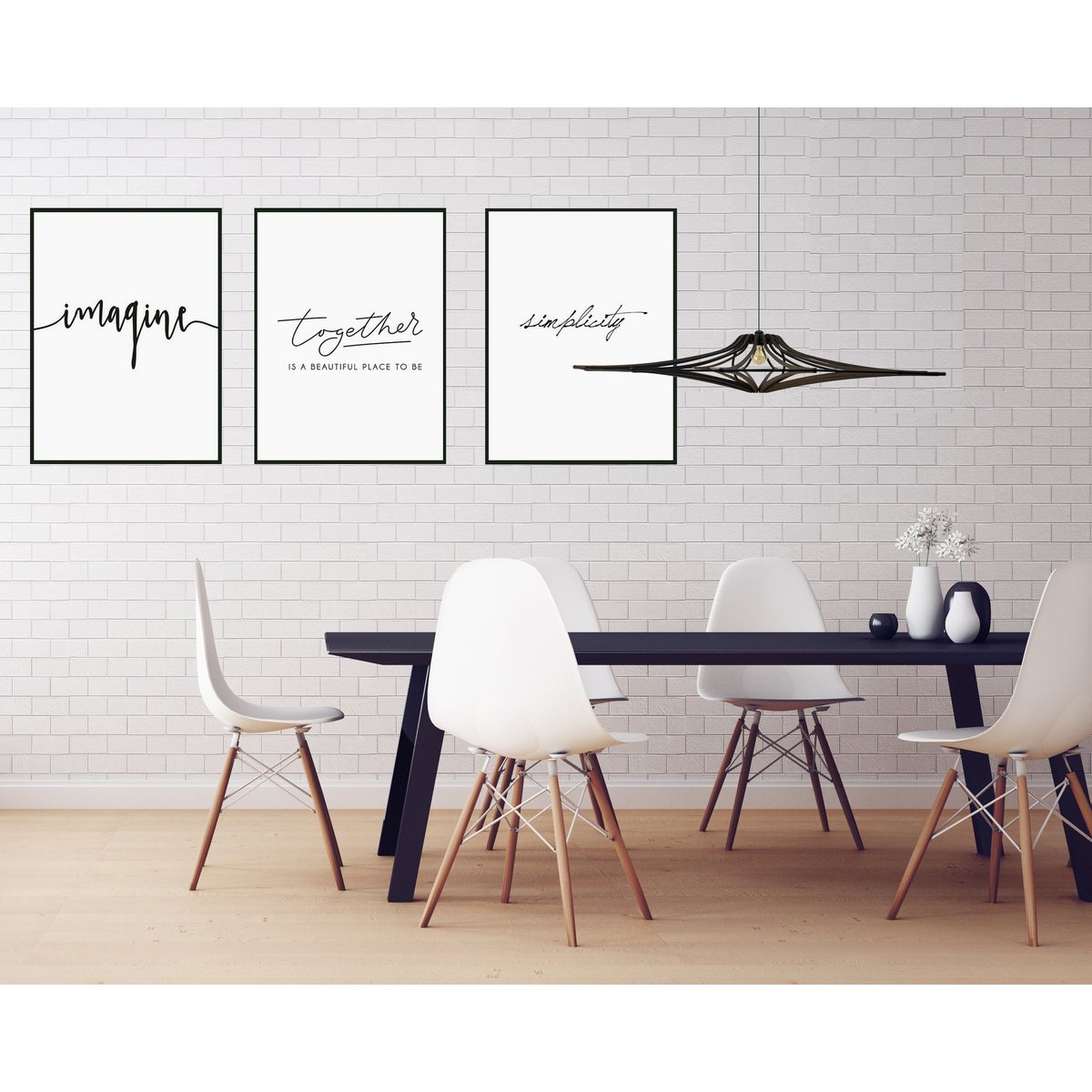 Projekt zawieszenia bois noir śr. 90 cm ŚPIEWAJĄCY CZARNY