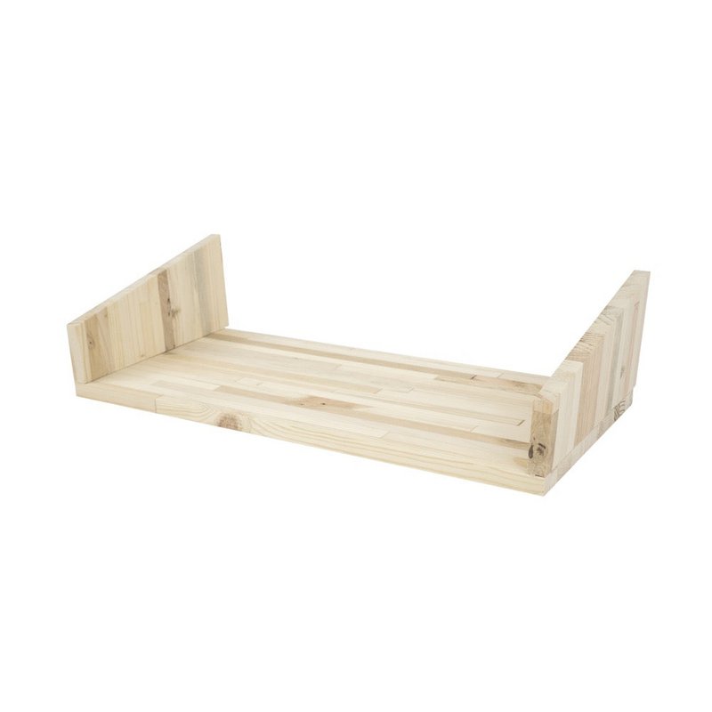 Étagère murale durable FENCY - étagère double palette (39x18 cm)