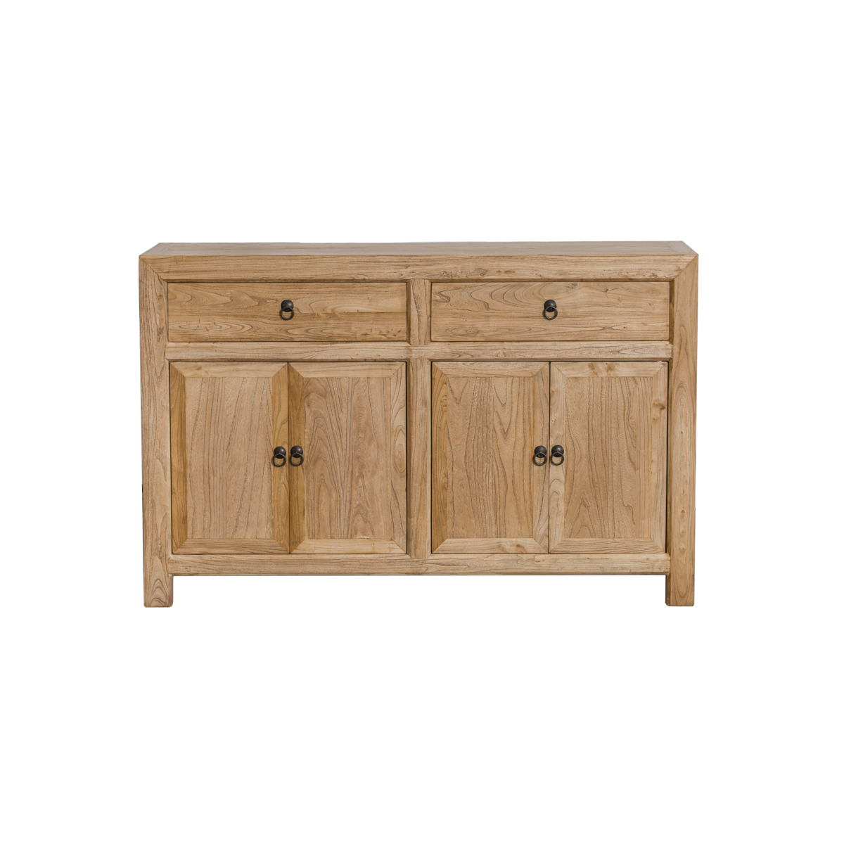 Wooden sideboard 2 drawers 4 doors 150 x 40 x 90 h cm