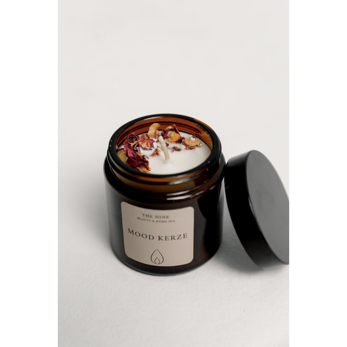CANDLE BOX MINI - DIY SET MAKE CANDLES YOURSELF - DIY Kit brown glass