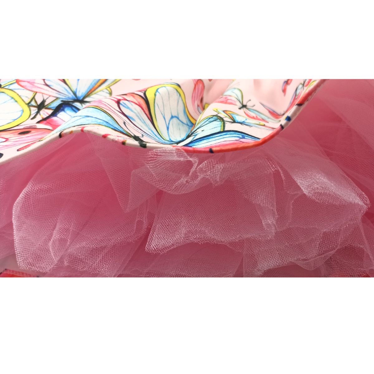 Kinderjurk met muts en tas "Butterfly"/BE 454-700
