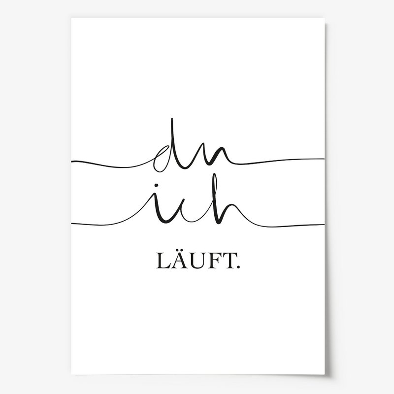 Poster: Du ich läuft