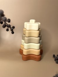 Star Stacker, Leo and Lea, Silicone, Early Learning Toy