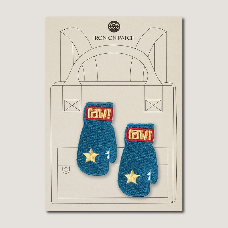 Strijkapplicatie - let's box - patch