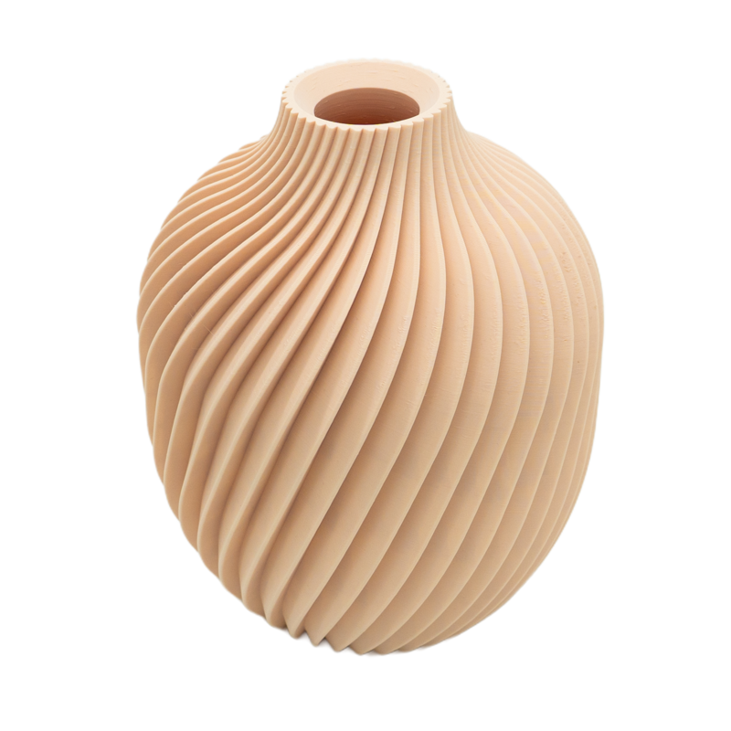 Vase Nova 3D - Vase imprimé en 3D - PLA durable - Convient aux fleurs artificielles