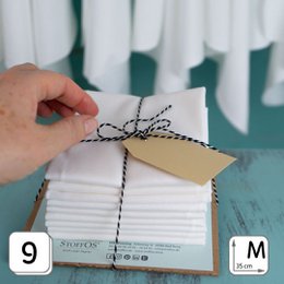 Håndter lommetørklæder Bio White M 3 -serie Tiny Box