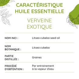 ØKOLOGISK EKSOTISK VERBENA ÆTERISK OLIE 10ML