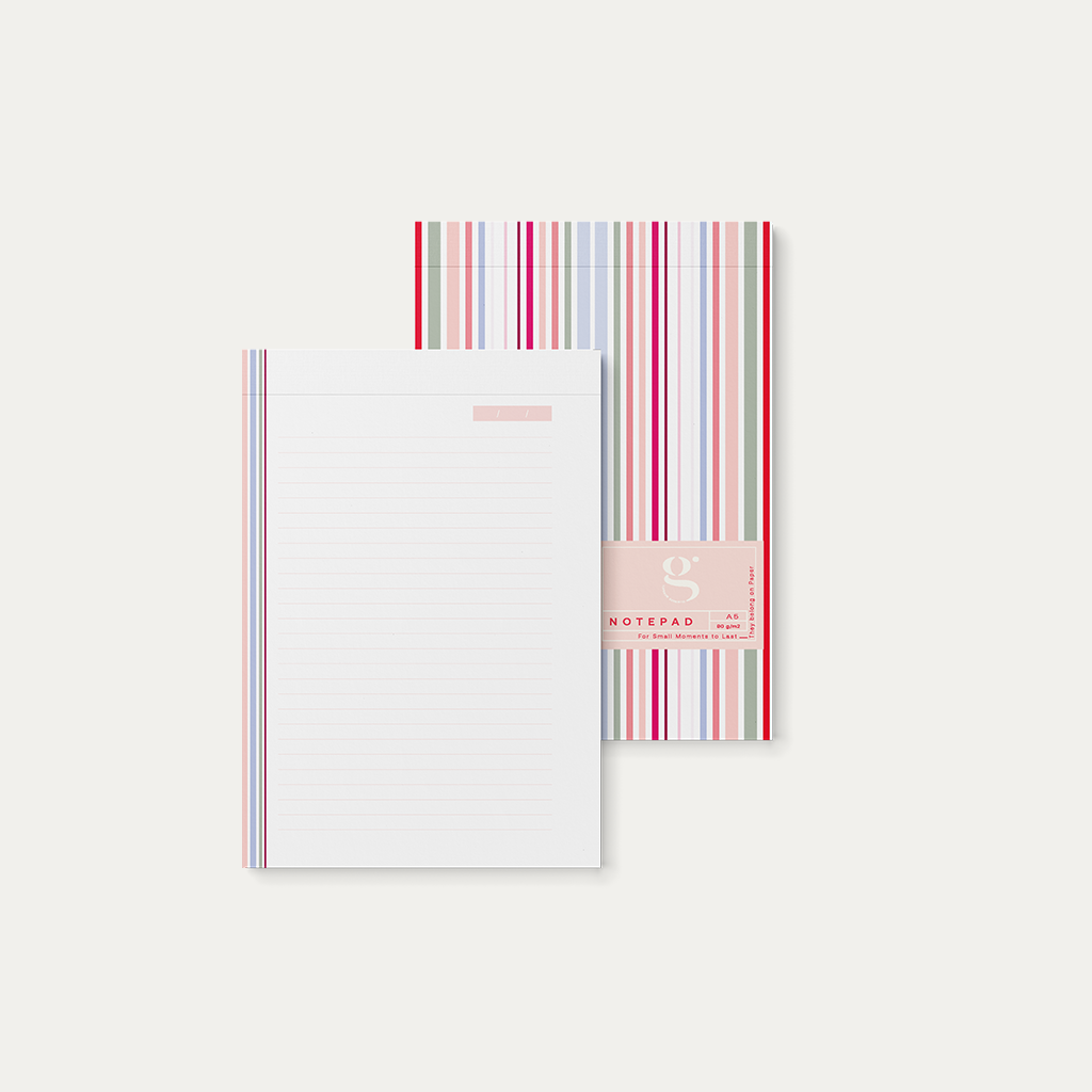 Macaron de Paris Writing Notepad - kleurrijke moderne briefpapier voor creatieve noten