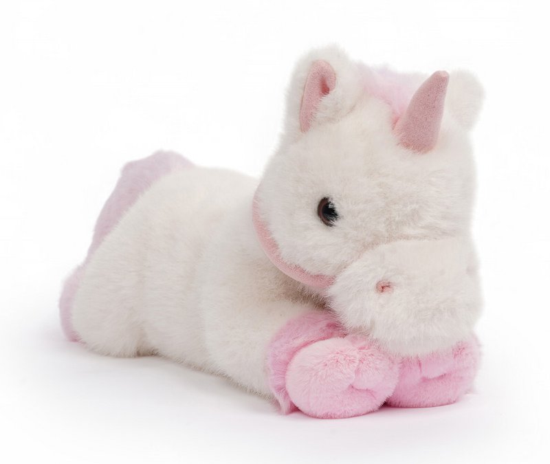 One Love Cuddly Toy - Unicorn Spirit White and Pink