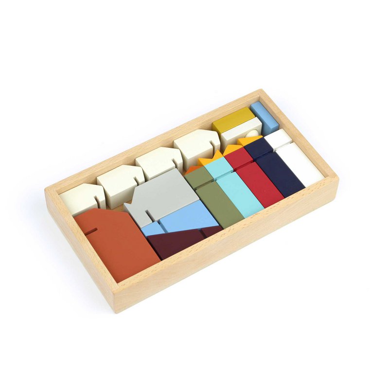 Modern Wooden Nativity Scene - Floris Hovers - IKONIC