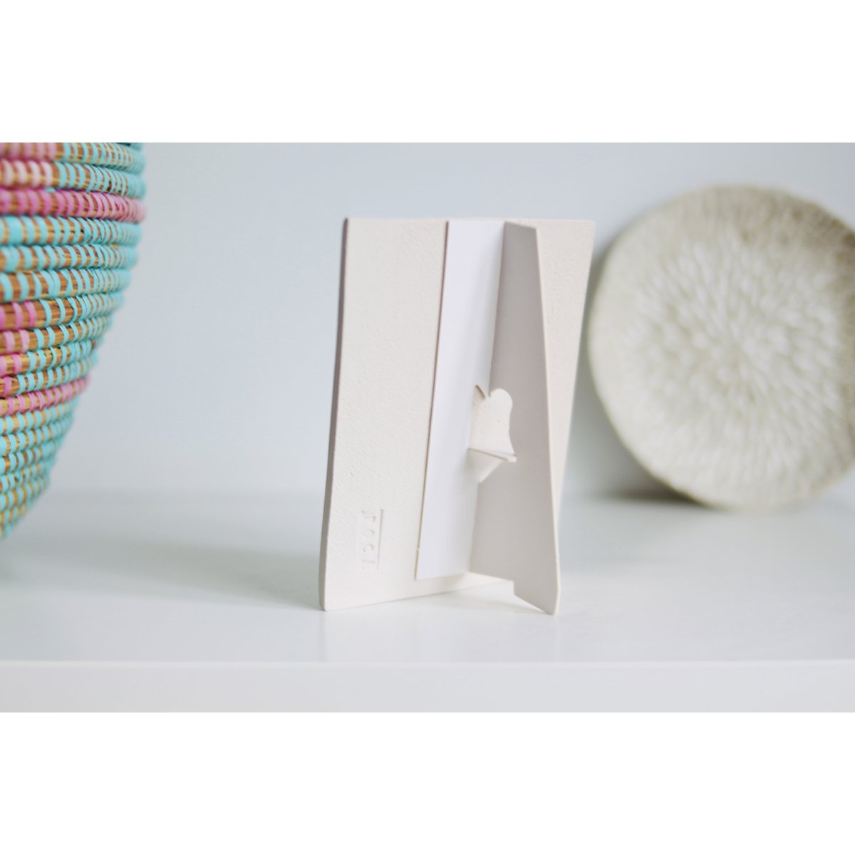 Ceramic card “Be happy”