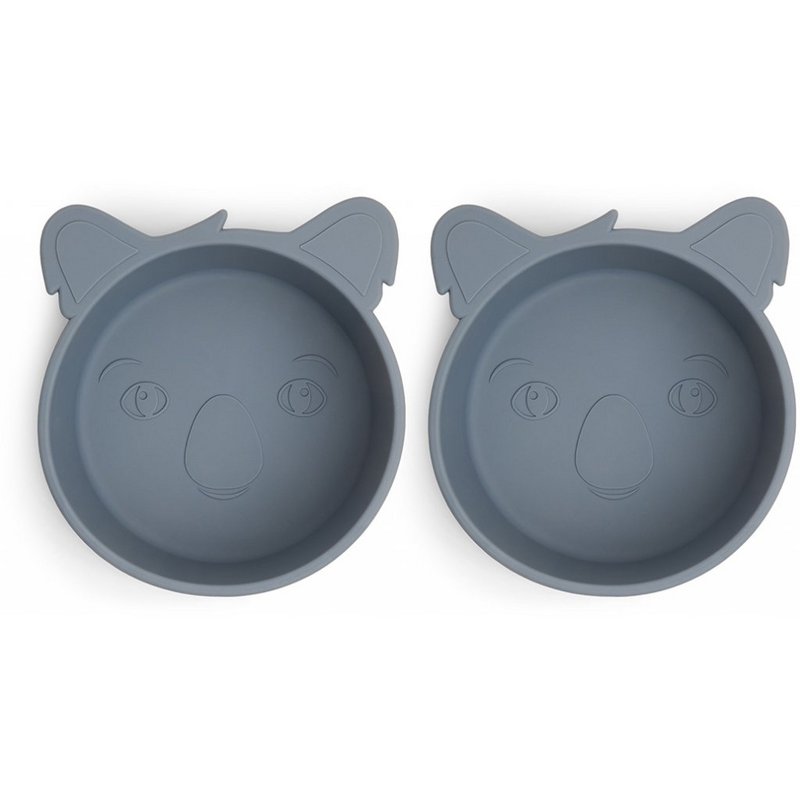 Piatto fondo Alex in silicone, confezione da 2 Koala