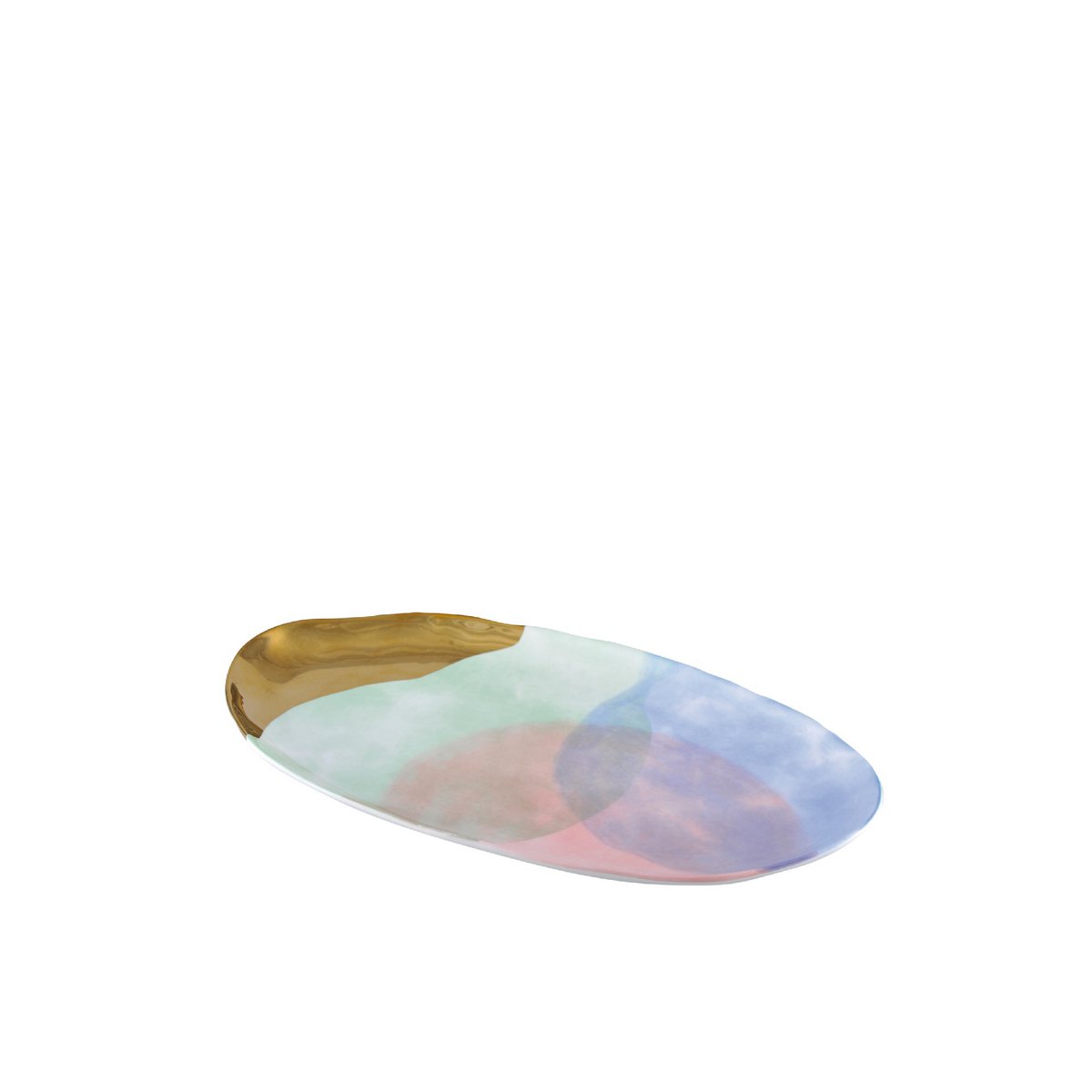 OVAL TRICOLOR-PARADISE DISH