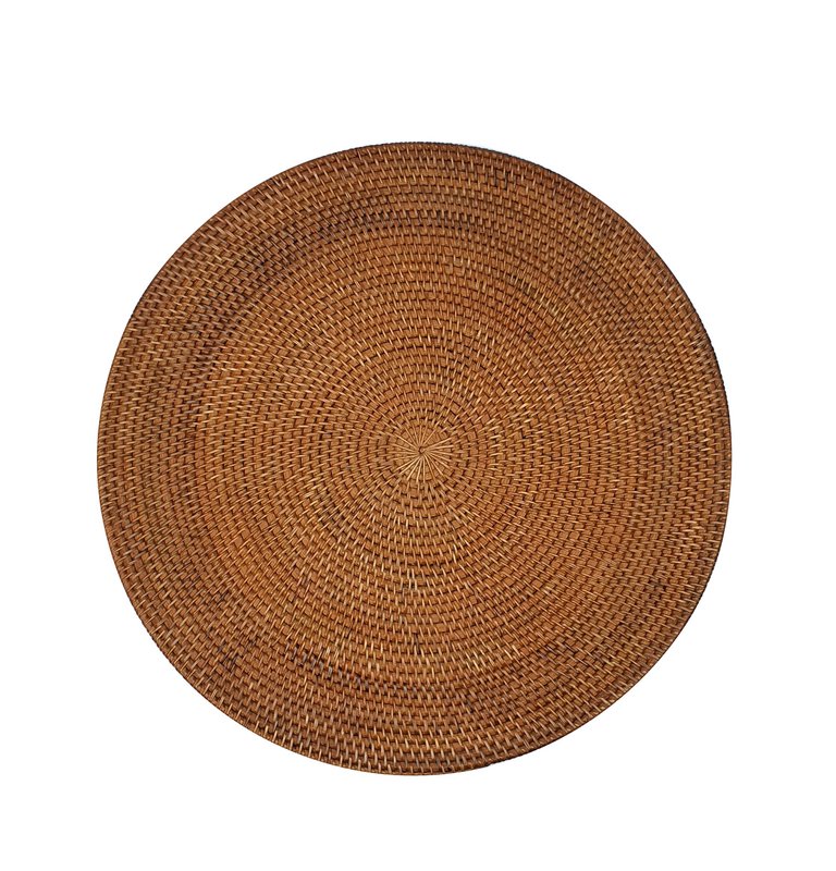 PULAU rieten placemats rond 40 cm